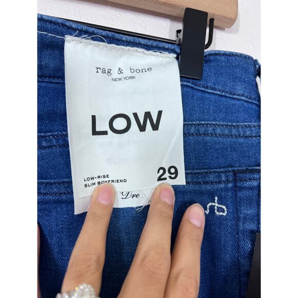 Rag & Bone Dre Calimet Slim Boyfriend Jeans NWT Size 29 - Picture 7 of 8